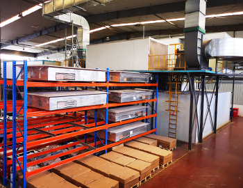 Assembly Line Top & Finished Product Area